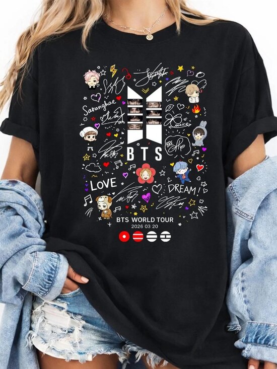 Sara Other - BTS World Tour 2026 Concert Shirt, Bangtan Kpop Army T Shirt 249